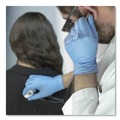 Disposable Gloves | Ammex APFN42100 9.5 in. Long 3 mil Powder-Free Nitrile Exam Gloves - Small/Light Blue (1000/Carton) image number 5