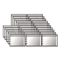 Office Jansan | C-Line 49912 Super Heavy-Duty Top Load 12 in. x 9 in. Insert Stitched Shop Ticket Holders - Clear Front, Black Border (25/Box) image number 0