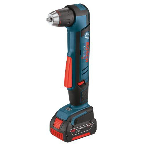 Factory Reconditioned Bosch 18V Lithium Ion 1 2 in. Cordless Right Angle Drill Driver Kit 4 Ah