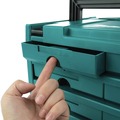 Storage Systems | Makita P-84333 MAKPAC 6 Drawers 8-1/2 in. x 15-1/2 in. x 11-5/8 in. Interlocking Case image number 4
