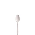  | Dart S6BW Style Setter Mediumweight Plastic Teaspoons - White (1000/Carton) image number 2
