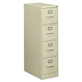 Alera 15 in. x 25 in. x 52 in. 4-Drawers Economy Vertical File - Letter, Putty