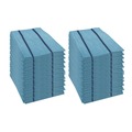 Office Jansan | Boardwalk 3283 1-Ply 12 in. x 21 in. Antimicrobial Foodservice Wipers - Blue (150/Carton) image number 1
