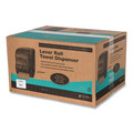 Paper Towels and Napkins | San Jamar T1190TBK 12.94 x 9.25 x 16.5 Oceans Lever Roll Towel Dispenser - Black Pearl image number 4