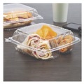 Labor Day Sale! Save $30 off $199! | Dart C90PST3 ClearSeal 8.25 in. x 8.25 in. x 3 in. Hinged-Lid Plastic Containers - Clear (250/Carton) image number 5