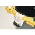 Cleaning Carts | Rubbermaid Commercial FG9W8700YEL 4-Compartment Standard Rim Caddy for Brute 32-1/2 in. Diameter Cans - Yellow image number 3