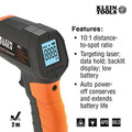 Just Launched | Klein Tools IR1KIT Infrared Thermometer with GFCI Receptacle Tester image number 2