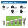 Cutlery | Dixie 5338DX PerfecTouch 8 oz. Paper Hot Cups - Coffee Haze Design (25/Sleeve, 20 Sleeves/Carton) image number 4