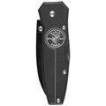 Knives | Klein Tools 44001-BLK 2-1/2 in. Lightweight Drop-Point Blade Lockback Knife - Black image number 2