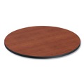 Office Desks & Workstations | Alera ALETTRD36CM Reversible 35-3/8 in. x 35-3/8 in. Round Laminate Table Top - Medium Cherry/Mahogany image number 1