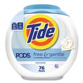 Cleaning & Janitorial Supplies | Tide 80870579 PODS 63 oz. Tub HE Compatible Laundry Detergent - Free and Gentle (4/Carton) image number 2