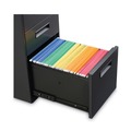 Office Carts & Stands | Alera ALEPABBFCH 14.96 in. x 19.29 in. x 27.75 in. 3-Drawers: Box/Box/File Legal/Letter Left or Right File Pedestal - Charcoal image number 3