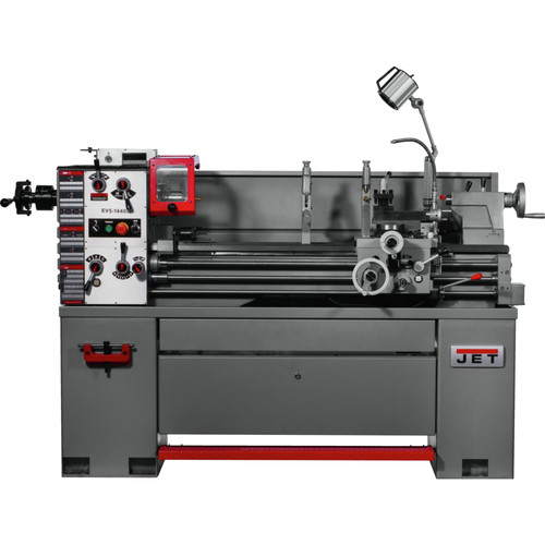 Wood Lathes | JET JT9-311447 EVS-1440 14 x 40 in. 230/460V 3 HP 3-Phase Variable Speed Lathe with ACU-RITE 203 DRO, Taper Attachment & Collet Closer image number 0