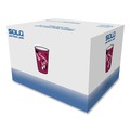 Early Labor Day Sale | SOLO OF10BI-0041 10 oz. Paper Hot Drink Cups in Bistro Design - Maroon (300/Carton) image number 3