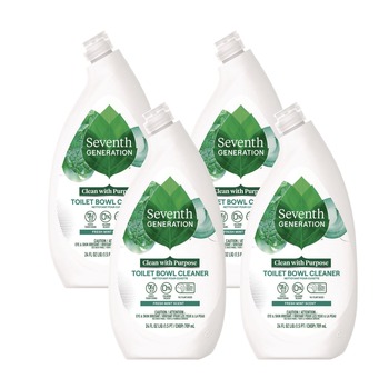 Seventh Generation 24 oz. Bottle Toilet Bowl Cleaner - Fresh Mint Scent (4/Carton)