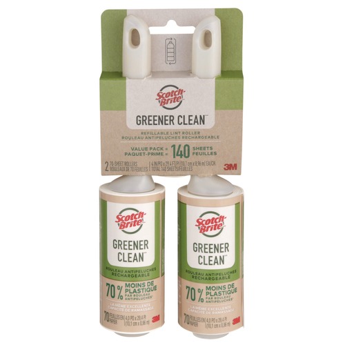 Tapes & Adhesives | Scotch-Brite 7100278577 Greener Clean 70-Sheet Lint Roller image number 0