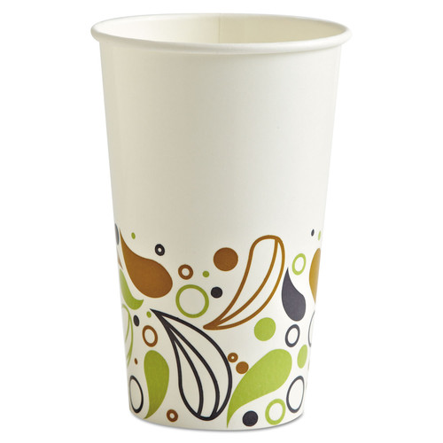Just Launched | Boardwalk BWKDEER16CCUP 16 oz Deerfield Printed Paper Cold Cups (20 Cups/Sleeve 50 Sleeves/Carton) image number 0
