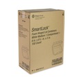 Food Service | Pactiv Corp. YHLW08010000 SmartLock 8 in. x 8 in. x 3 in. Medium Foam Hinged Lid Container - White (150/Carton) image number 3