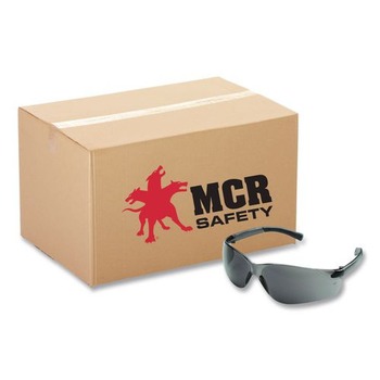 MCR Safety BearKat Wraparound Safety Glasses - Gray Lens (12/Box)