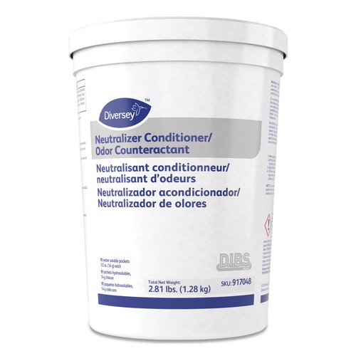  | Diversey Care 917048 0.5 oz. Powder Packet Floor Conditioner/Odor Counteractant (90/Tub, 2/Carton) image number 0