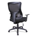 Office Chairs | Alera ALEELT4214B Elusion II Series Supports Up to 275 lbs. 18.11 in. to 21.77 in. Seat Height Mesh Mid-Back Swivel/Tilt Chair - Black image number 4