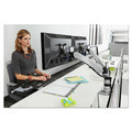  | 3M MA265S 360 deg Rotation, plus90/-15 deg Tilt, 360 deg Pan Easy-Adjust Desk Dual Arm Mount for 27 in. Monitors - Silver image number 8