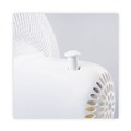 Floor Fans | Alera ALEFAN122 3-Speed 12 in. Plastic Oscillating Desk Fan - White image number 2