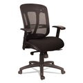  | Alera ALEEN4217 Eon Series Mid-Back Cushioned Multifunction Mesh Chair - Black image number 1