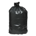 Trash Bags | Earthsense Commercial 1507101 43 in. x 47 in. 56-Gallon 2 mil. Linear Low Density Recycled Can Liners - Black (100/Carton) image number 5
