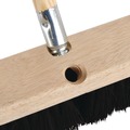 New Year New Savings! Save $25 off $150 | Boardwalk BWK136 0.94 in. x 60 in. Metal Tip Threaded Hardwood Broom Handle - Natural image number 3