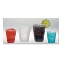 Labor Day Sale! Save $30 off $199! | Fabri-Kal 000000000009508028 RK 12 oz Ribbed Plastic Cold Drink Cups - Translucent (50/Sleeve, 20 Sleeves/Carton) image number 3