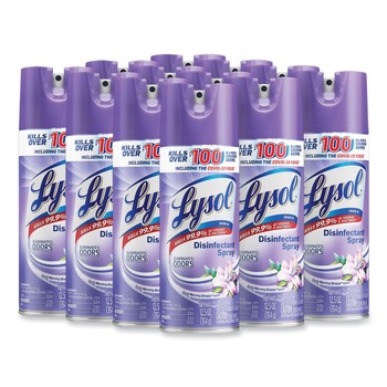 LYSOL Brand 12.5 oz. Aerosol Spray Disinfectant Spray - Early Morning Breeze (12/Carton)