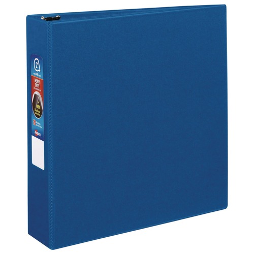 Office Jansan | Avery 79882 3 One Touch EZD Rings 2 in. Capacity 11 in. x 8.5 in. Heavy-Duty Non-View Binder with DuraHinge - Blue image number 0