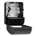 Cleaning & Janitorial Supplies | Tork 771828 12.32 in. x 9.32 in. x 15.95 in. Electronic Hand Towel Roll Dispenser for 8 in. Rolls - Black (1/Carton) image number 2