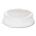 Food Service | WNA WNA A12PETDM 12 in. Diameter x 2.75 in. h Caterline Plastic Dome Lids - Clear (25/Carton) image number 1