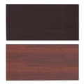  | Alera ALETT6030CM 59.38 in. x 29.5 in. Rectangular Reversible Laminate Table Top - Medium Cherry/Mahogany image number 1