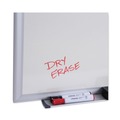  | Universal UNV44624 Deluxe 36 in. x 24 in. Melamine Dry Erase Board - White/Silver image number 1