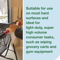 Office Jansan | Tork 192816 8 in. x 6 in. 1-Ply Light-Duty Surface Cleaning Wet Wipe - Unscented, White (2 Rolls/Carton) image number 4