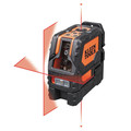 Laser Levels | Klein Tools 93LCLS Self-Leveling Cordless Cross-Line Laser with Plumb Spot image number 3