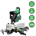 Miter Saws | Metabo HPT C12RSH2SM 15 Amp Dual Bevel 12 in. Corded Sliding Compound Miter Saw image number 2