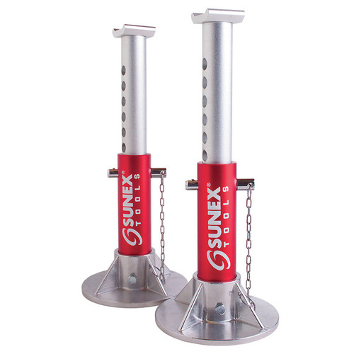 Service Jacks | Sunex 1003AJ 3 Ton Pin Style Aluminum Jack Stand (Pair) image number 0