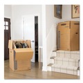 Office Jansan | Bankers Box 7711001 SmoothMove 24 in. x 24 in. x 40 in. Regular Slotted Container Wardrobe Box - Brown/Blue (3/Carton) image number 4