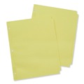 Office Jansan | Universal UNV20836 11 in. x 8-1/2 in. 5-Tab Insertable Tab Index - Buff (36/Box) image number 0