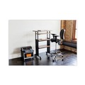  | Safco 1929CY MUV Stand-Up 29.5 in. x 22 in. x 35 in. to 49 in. Adjustable-Height Desk - Cherry/Black image number 2