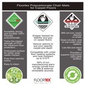 Office Jansan | Floortex EC118923ER Cleartex Ultimat 35 in. x 47 in. Polycarbonate Chair Mat for Low/Medium Pile Carpet - Clear image number 11