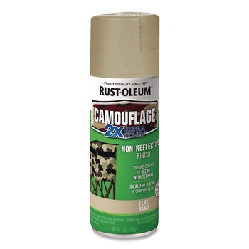 Rust-Oleum 12 oz. Aerosol Can Camouflage Spray Paint - Flat Sand