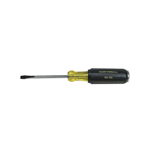 Klein Tools 602-4DD 4 in. Shank Keystone 1/4 in. Slotted Demolition Driver image number 0
