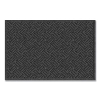 Apache Mills 48 in. x 72 in. Ecomat Crosshatch Entry Mat - Charcoal