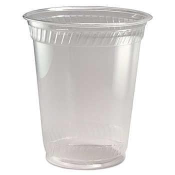 Fabri-Kal Greenware 12 oz. to 14 oz. Squat Cold Drink Cups - Clear (1,000/Carton)