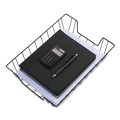 Office Furniture & Lighting | Universal UNV20071 10 in. x 14.13 in. x 3-in Letter Size Files 1 Section Wire Metal Letter Tray - Black image number 3